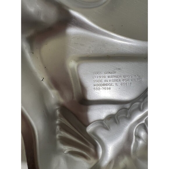 Bugs Bunny Wilton Cake Pan 502-7598 vintage cartoon Warner Brothers - Picture 3 of 8